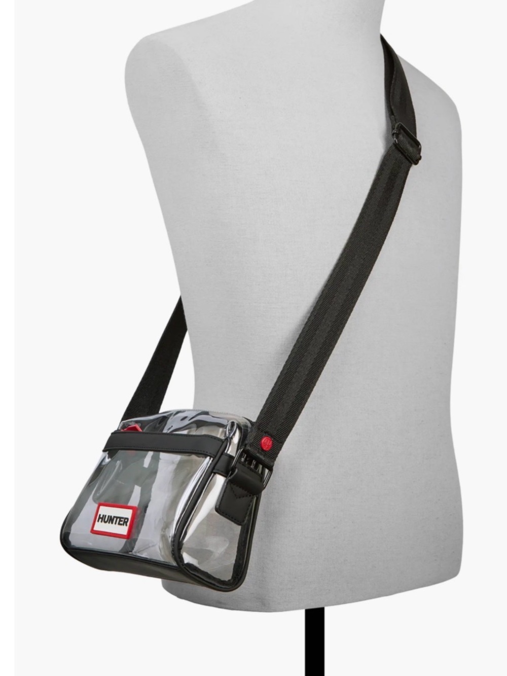 Nwt Hunter Clear Crossbody Bag  - Black Trim